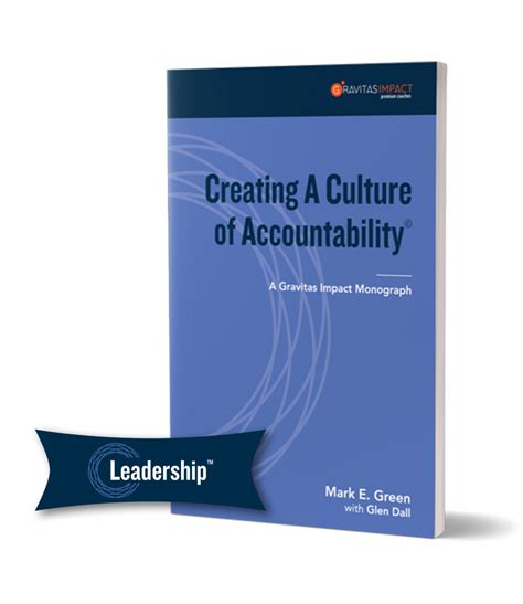 culture of accountability book.